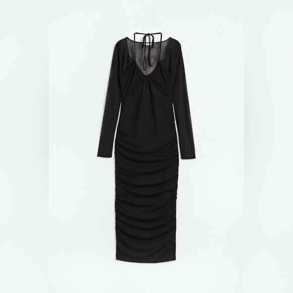 H&M draped bodycon dress - Picture 2 of 6